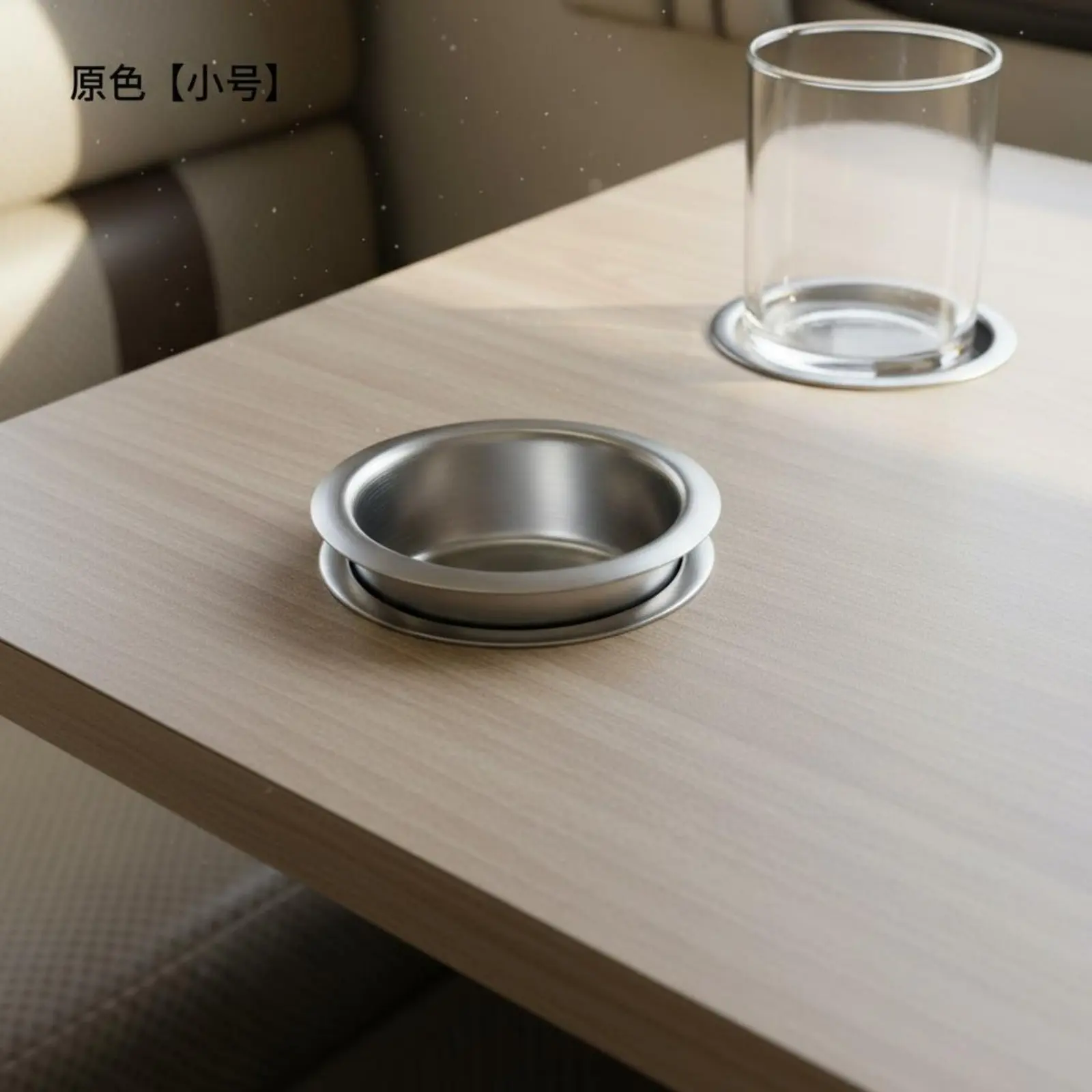 

Stainless Steel Drink Holder Stainless Steel Drink Holder Rust-Resistant Sleek Edges for Home Theater