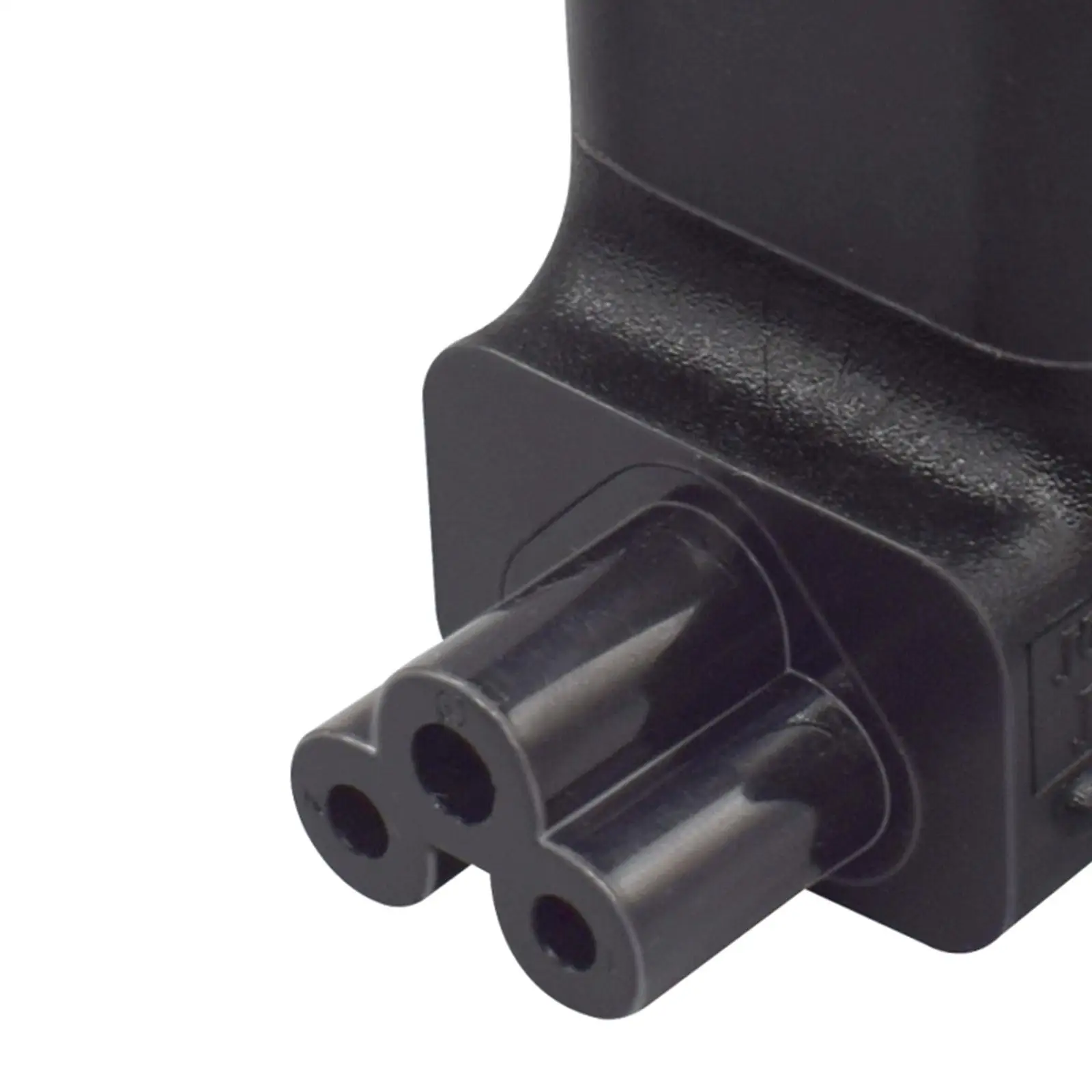 IEC320 C14 to C5 Power Adapter High Performance Upward Bending Conversion Plug for Pdus Computers Powered Speaker Servers Ups