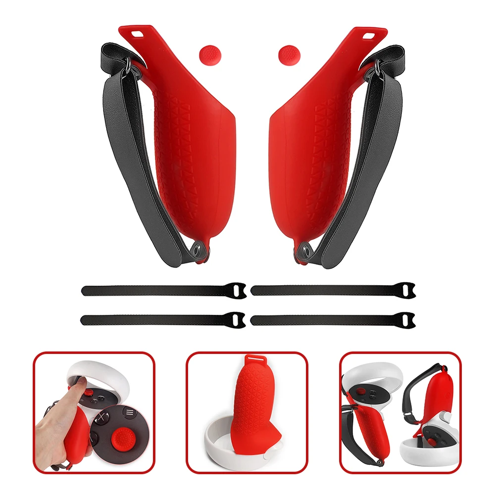 

Silicone H Cover for Touch Controller Protective Sleeve Soft Non sticky Skin friendly Anti slip VR Gaming Gadgets Accessories