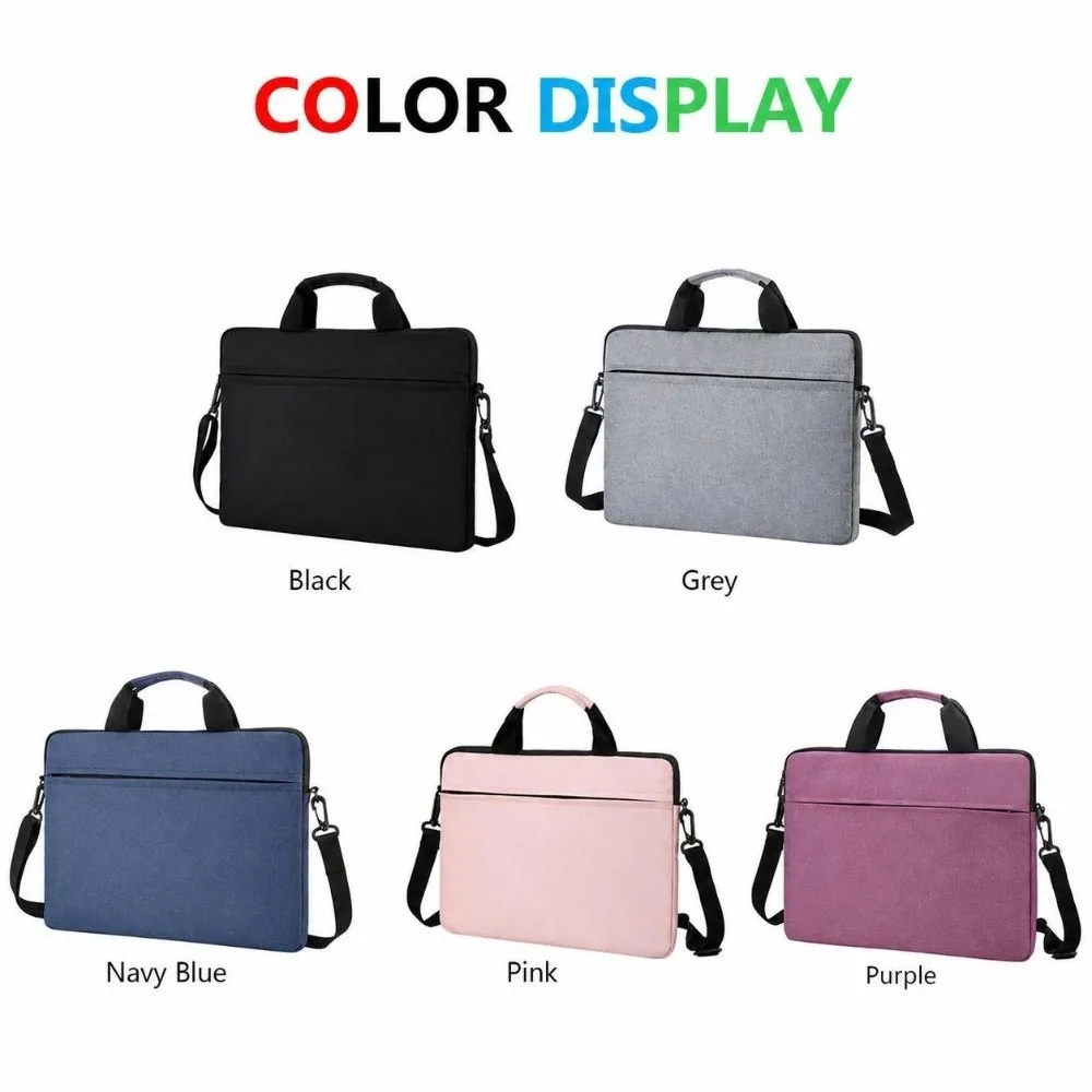 Protective Pouch Large Capacity Shockproof Notebook Cover Laptop Handbag Laptop Sleeve Case Shoulder Bag For HP Dell Lenovo