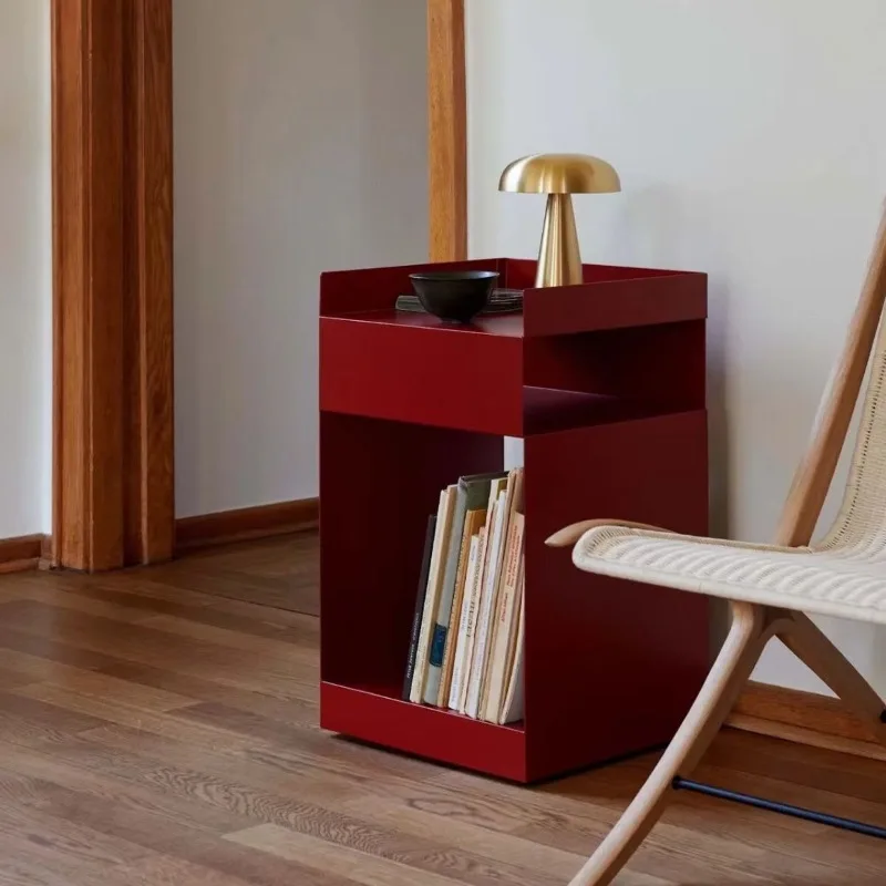 Nordic living room small side sofa side cabinet modern bedroom simple coffee table corner bedside table mobile storage