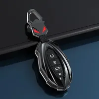 Alloy Remote Car Key Cover Case For Geely Coolray 2023 Emgrand Dashboard Geometry Lk67 Ec820 Gx3 2021 2022 Keychain Accessories