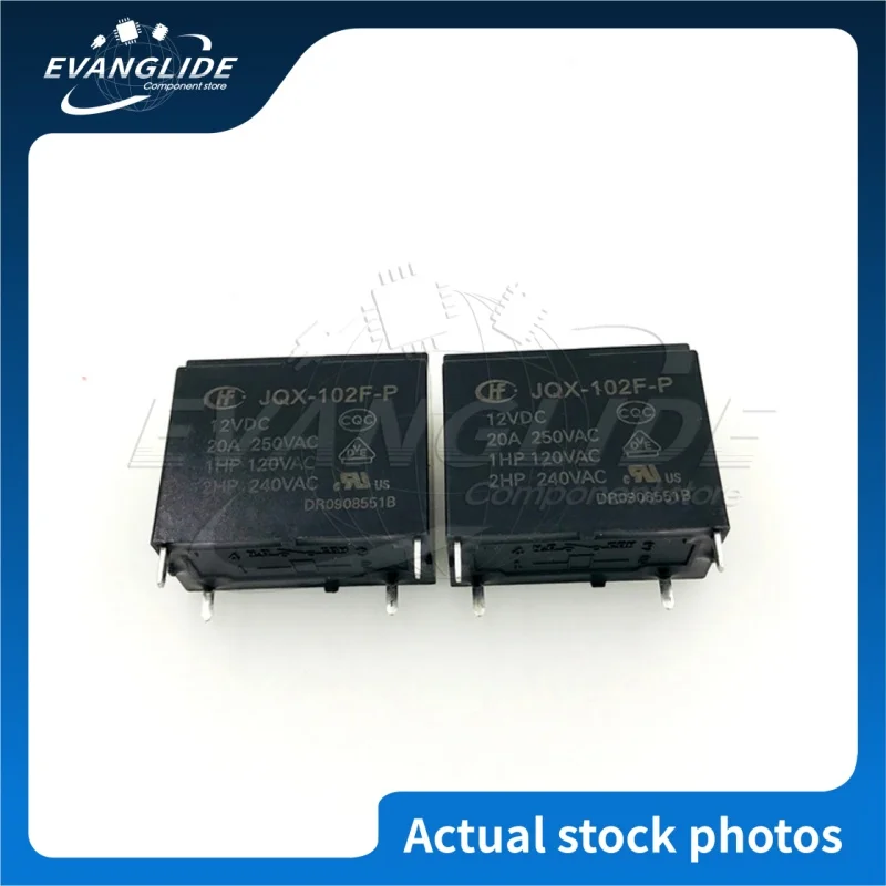 10 PCS/LOT JQX-102F-P-12VDC Original & New Power/Signal Relay In Stock Wholesale
