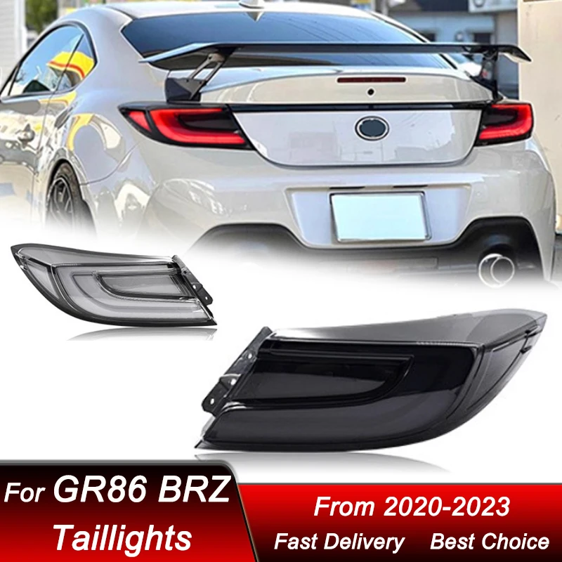 

Стайлинг автомобиля задние фонари для Toyota GR86 и Subaru BRZ 20-24 новый стиль светодиодный задний фонарь динамический указатель поворота задний фонарь в сборе