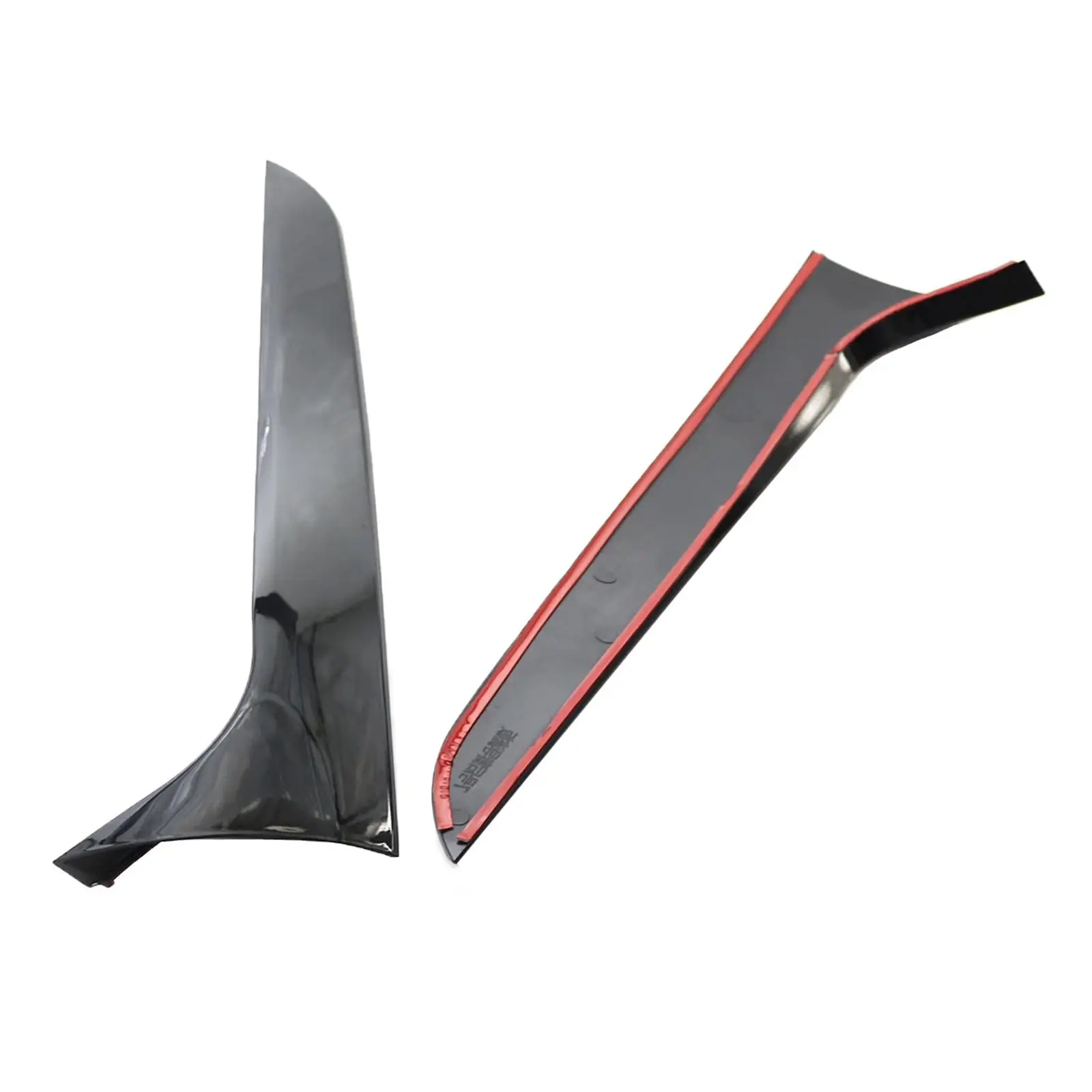 2Pieces Rear Window Side Spoiler Wing Replacement Canard Splitter Fit for Audi A4 B8 Allroad 2009-16 Car Styling