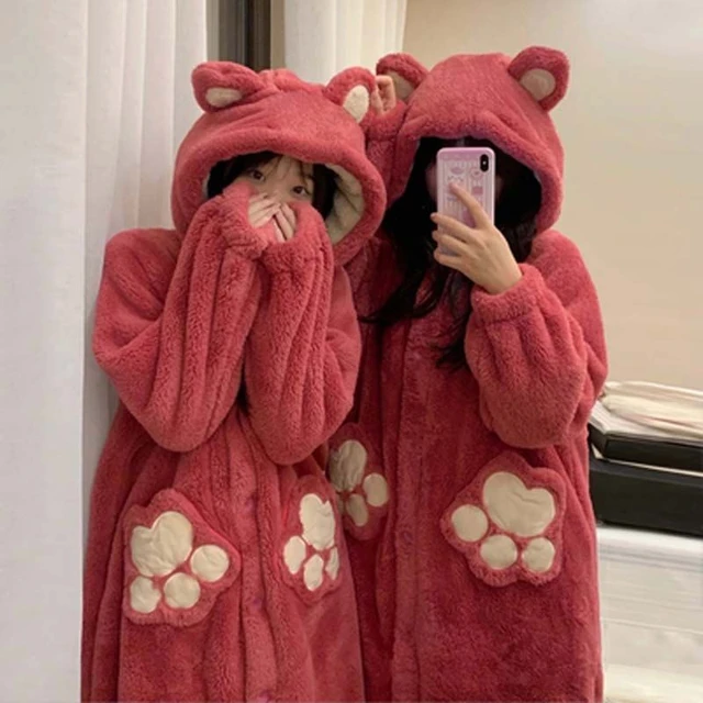 Strawberry Bear Nightdress Nightgown Strawberry Bear Animation Derivatives peripheral Products Aliexpress