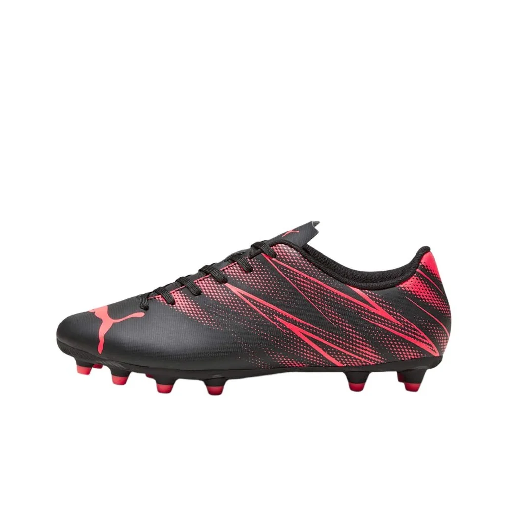 

PUMA Attacanto AG Artificial Ground FG Firm Ground устойчивые к истиранию футбольные бутсы мужские черные красные 107477-03