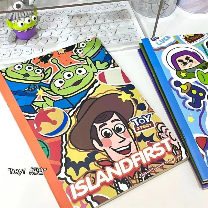 Toy Story Woody Buzz Lightyear Cartoon Animation Creative Notebook Cute High-Looking Notepad for Male and Female Students