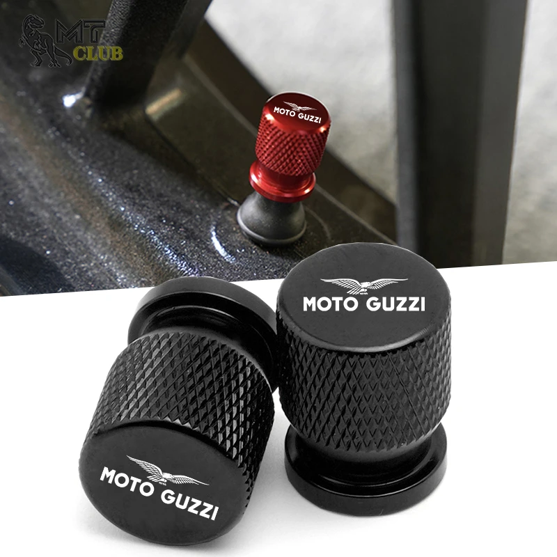 For Moto Guzzi Breva 850 1100 1200 GRISO BREVA 1100 NORGE 1200 GT8V BREVA 750 V7 MGX21 ELDORADO AUDACETire Motorcycle valve caps