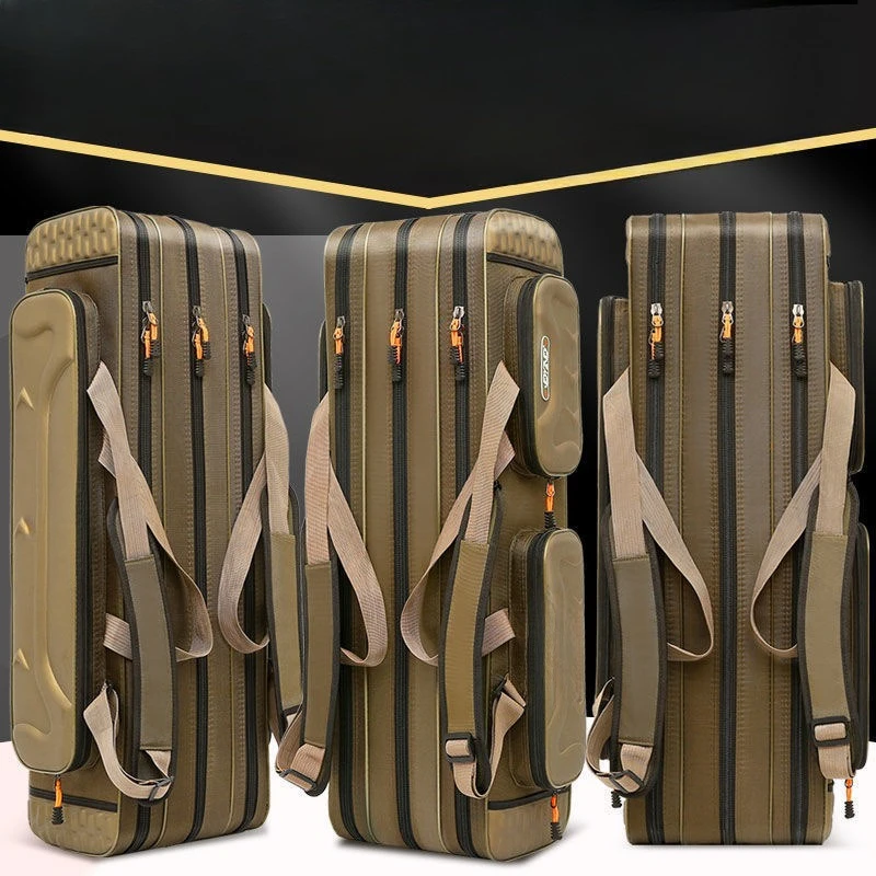 

Fishing rod bag, lightweight new large-capacity fishing rod bag, waterproof fishing gear bag.