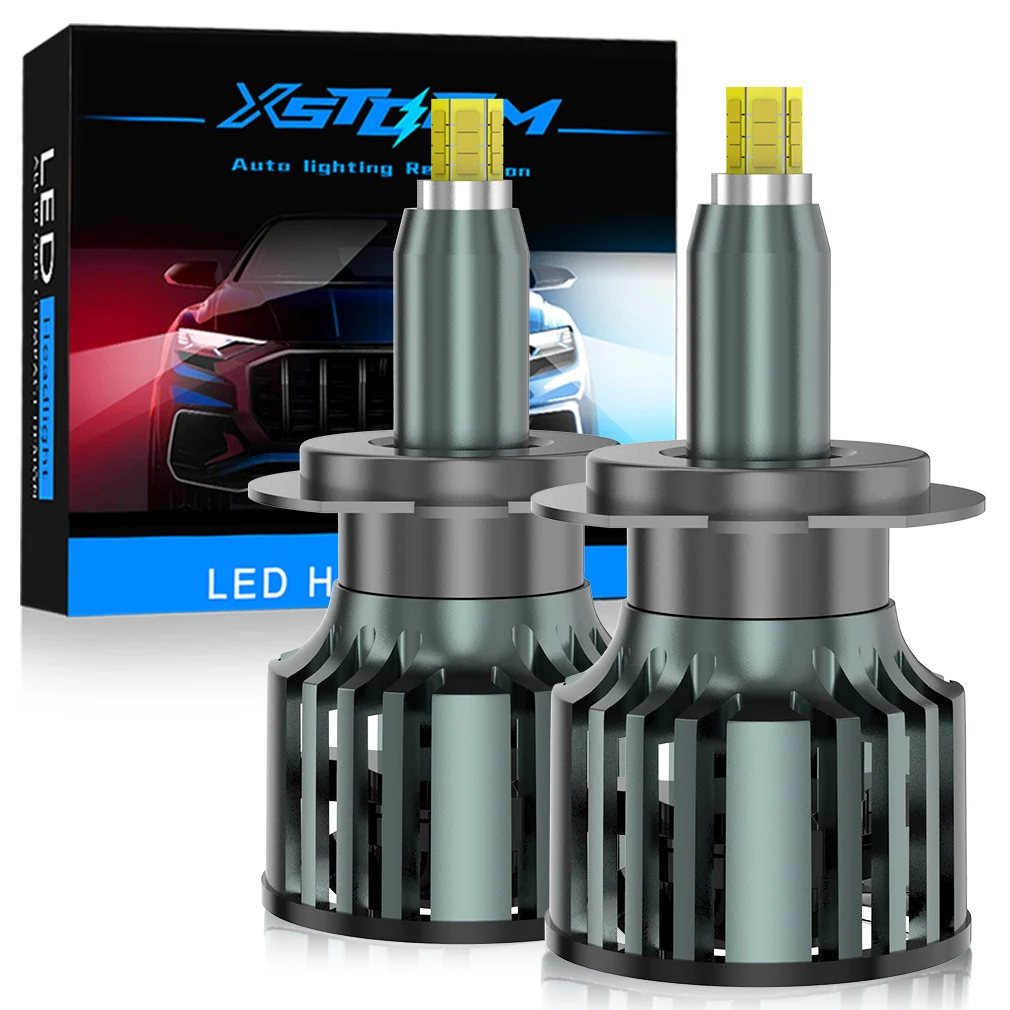 H7 Led Bulb Canbus H1 H11 Fog Lights 9006 Hb4 9005 Hb3 9012 Hir2 Led Lamps 360 40000LM 60W 3D Auto 6000K Super Mini Diodes