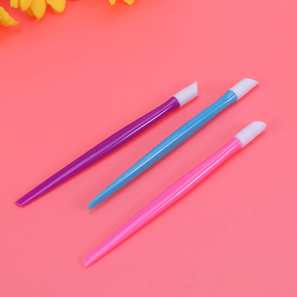 108Pcs Nail Cleaning Stick Plastic Manicure Tool for Dead Skin Removal Cuticle Exfoliation Professional Nail Salon Essential