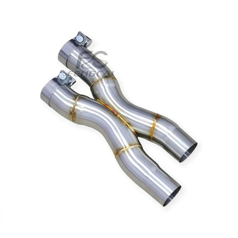 Custom Exhaust X Pipe for Ferrari Roma V8 3.9T 2020+ Stainless Steel Exhaust Pipes Middle Pipe Upgrade Car Sound Wave