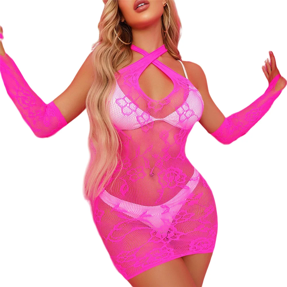 

Сексуальное женское белье, горячие женские эротические платья и комплекты перчаток, сексуальные костюмы, сетчатая эластичная облегающая одежда для сна, интимные модные комбинезоны