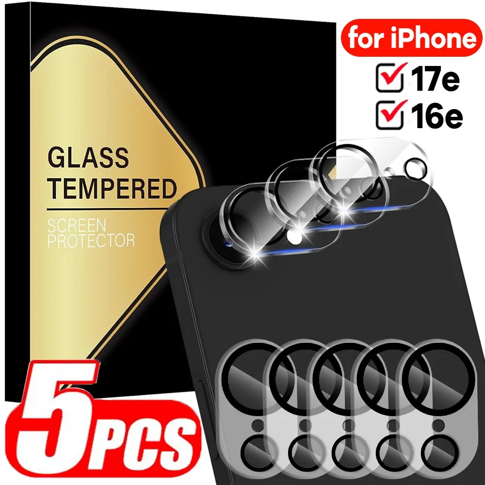 

1/3/5 шт. Защитное стекло для объектива камеры iPhone 17E/16E, устойчивое к царапинам, совместимое с чехлами