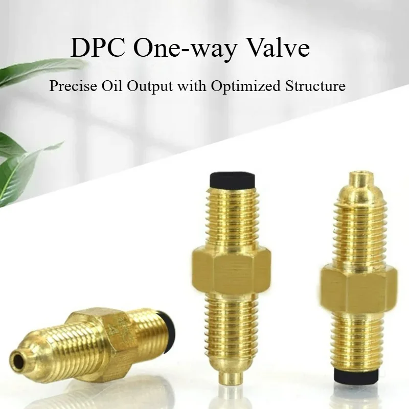 5pcs Anti-Backflow Brass Flow Divider DPC Series Oil Distributor Metering Check Valve For CNC Machine Tool Lubrication