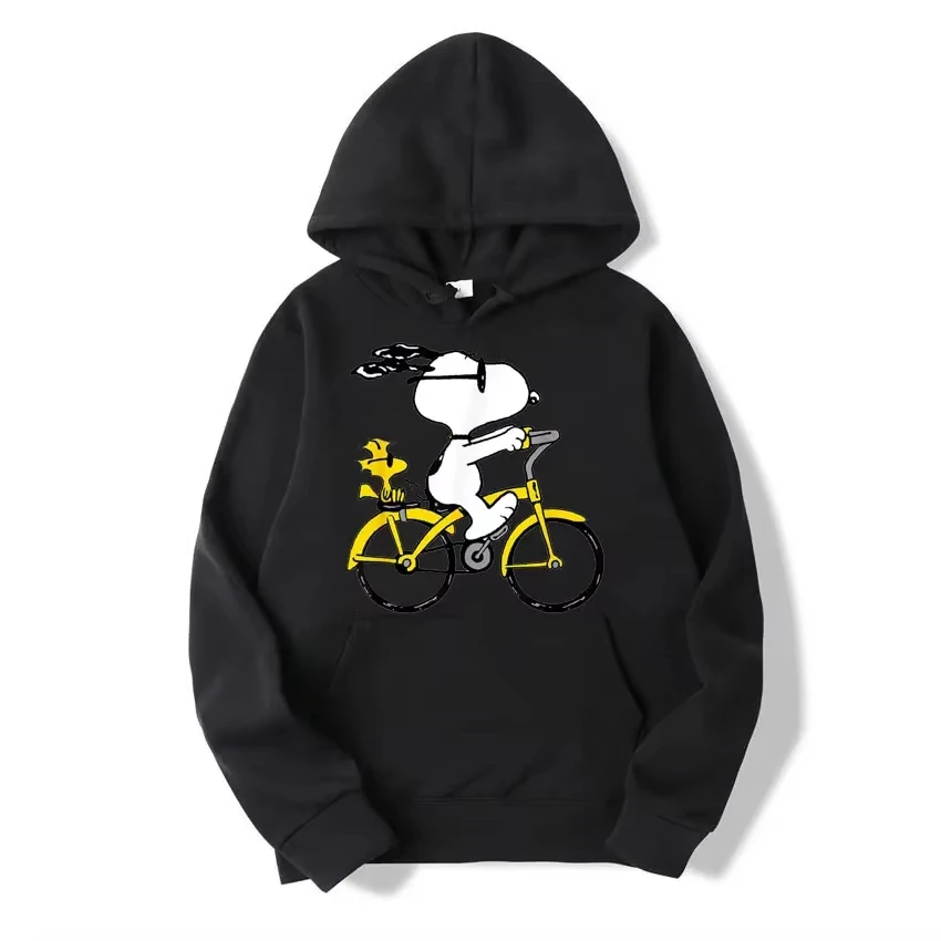 Felpa con cappuccio casual modello Miniso Snoopy, una felpa comoda e calda per uomini e donne in autunno e inverno