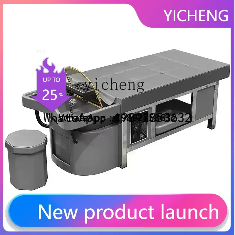 X5 ceramic basin head treatment shampoo bed barber shop special hair salon water circulation fumigation