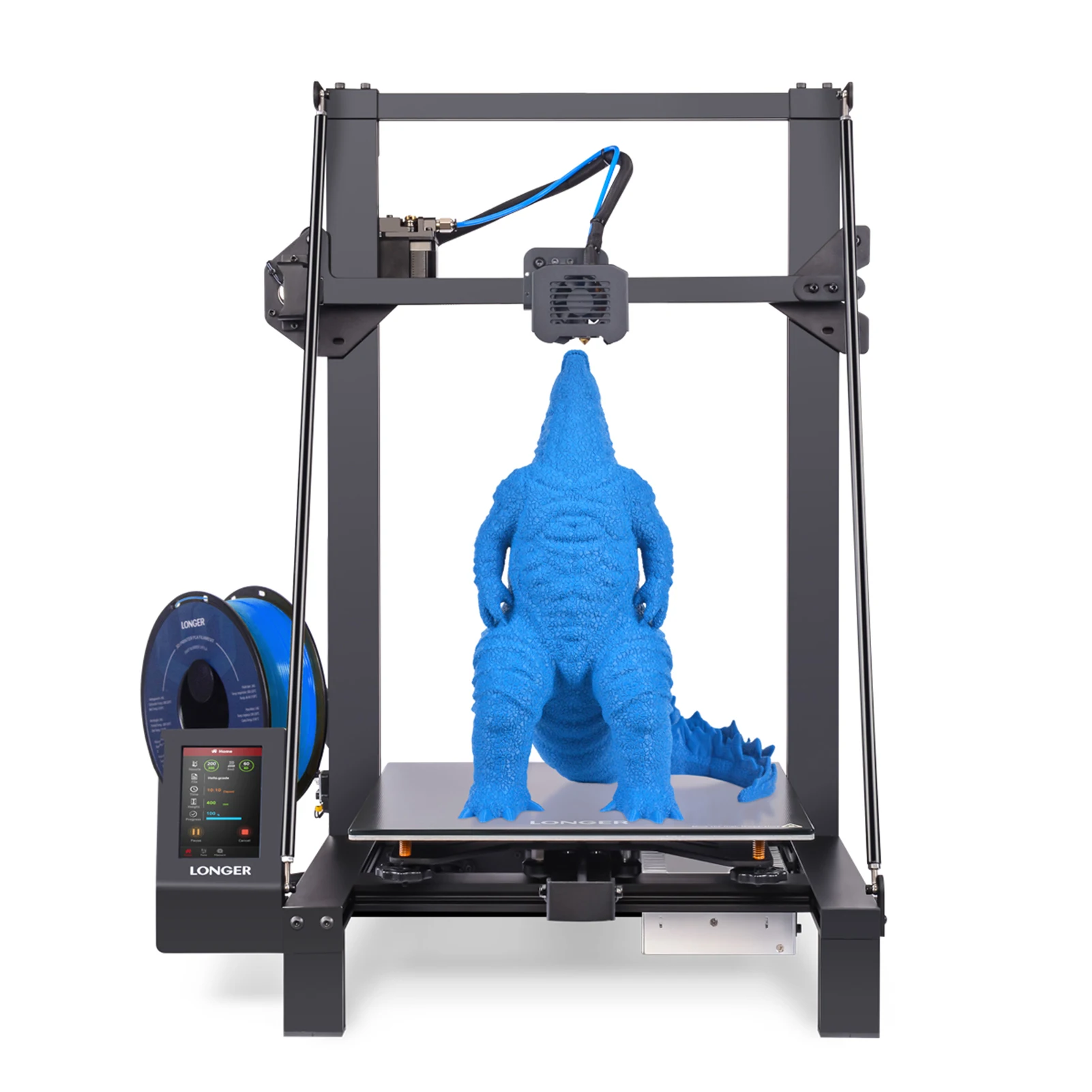 LONGER LK5 Pro FDM 3D Printer 90% Pre-Assembled 300x300x400mm Print Size with 4.3 Inch Full Color TouchScreen TMC2208 Driver