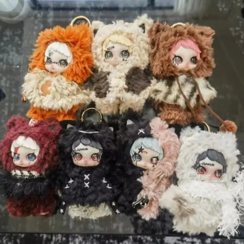 OWEN V2 Blind Box Pendant Keychain Mystery Box Action Figure Anime Doll Ornament Collection Kawaii Vinyl Plush Pendant Gift