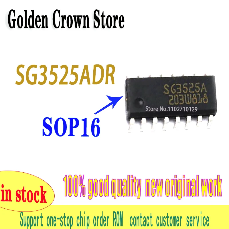 SG3525A 10 Pcs/Lot       SOP16 SG3525ADR SG3525 SOP 3525 SMD IC Chipset SOP-16  New and Original In Stock