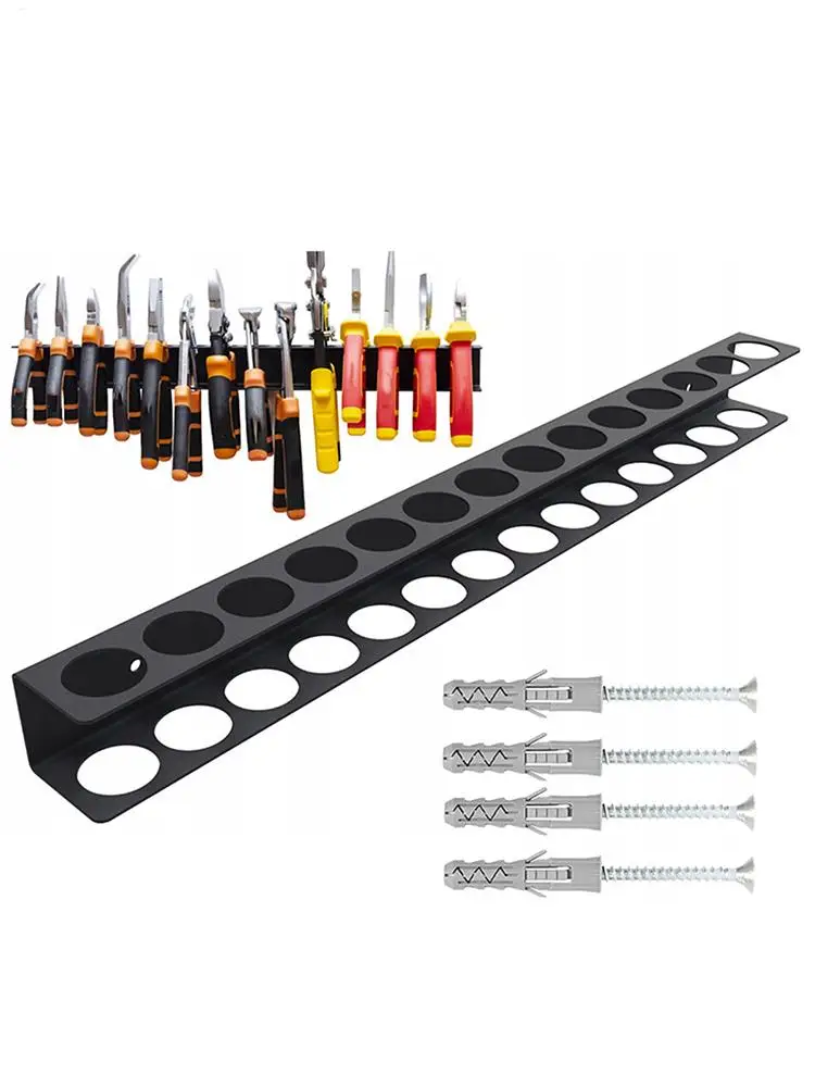 Screwdriver Organizer Steel Screw Driver Hanger Wall Mount Hand Tool Storage Organizer rack For Workshop Workbench