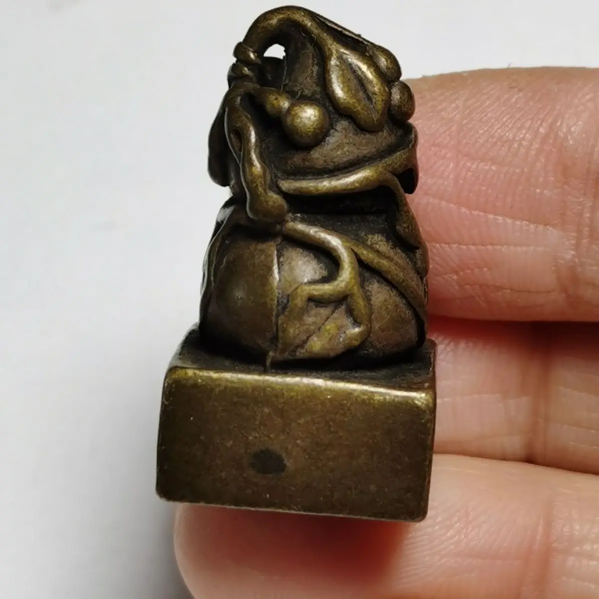 Gourd Seal Stamp Statue Sculpture Figurines Home Garden Decoration Statues