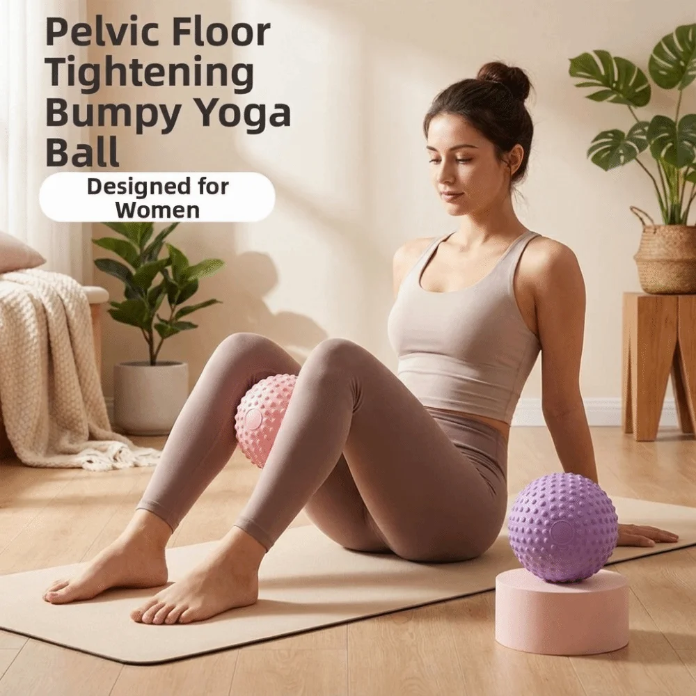 Gymnastics Deep Tissue Abdominal Pressure Ball PVC Thickening Fitness Yoga Ball Thickened Explosion-proof Massage Ball Women