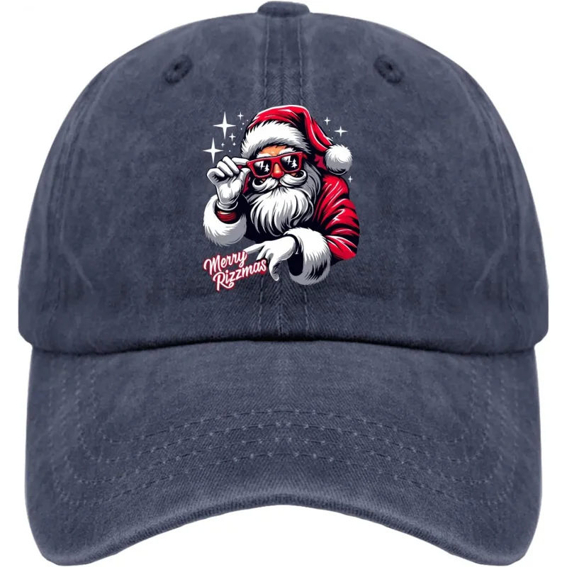 

Merry Rizzmas Hat for Womens Baseball Cap Trendy Washed Dad Hat Fitted