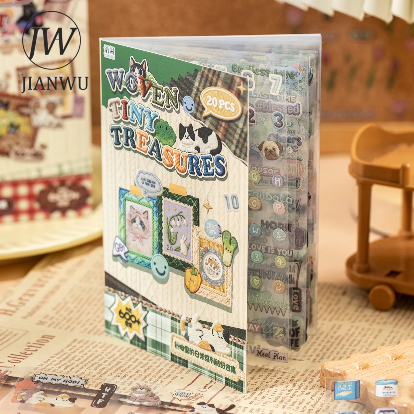 JIANWU سلسلة الحياة اليومية في - مراجعة Embroidery Journal Book وسعره