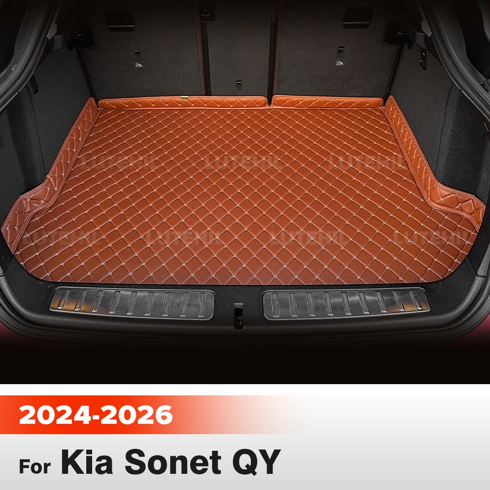

Cargo Liner For Kia Sonet QY 2024 2025 2026 Car Trunk Mat All Weather Protection Custom Carpet Interior Accessories Cover
