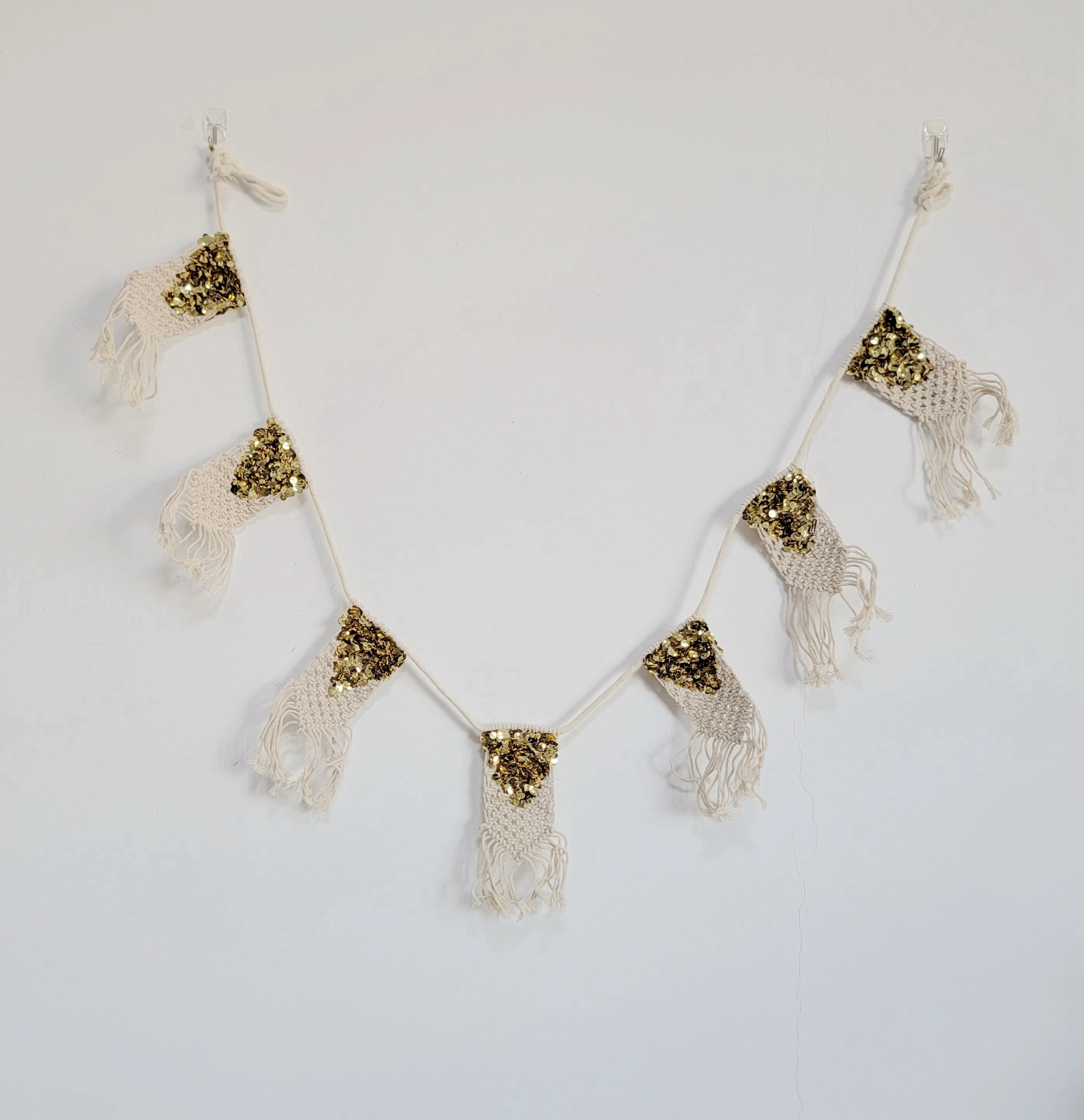 

MACRAME Flags-Banner- Happy Birthday Party Photography -Celebration Party Decoration Banner
