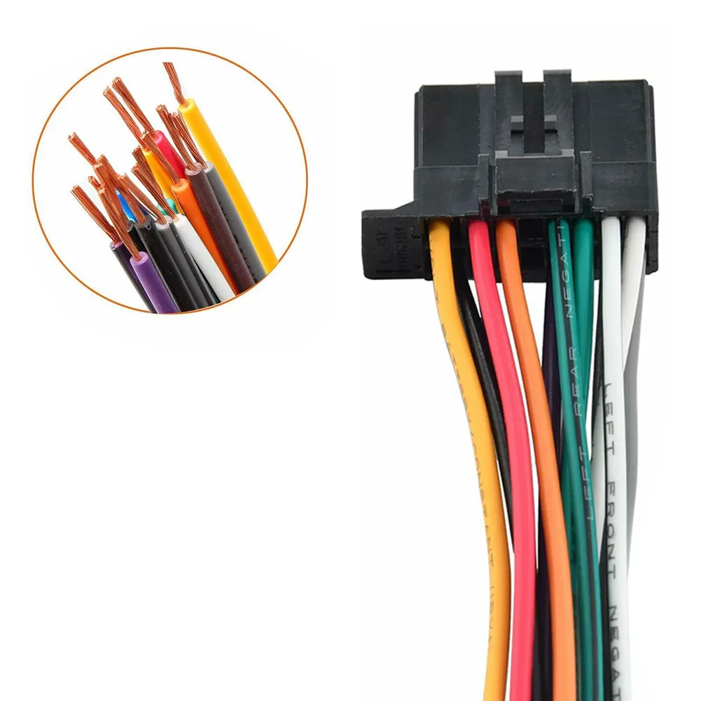 16-Pin Car Radio Plug Stereo Wiring Harness For 2010-up Pioneer DEH Model DEH-11E 1100MP 20UB P500UB P570MP