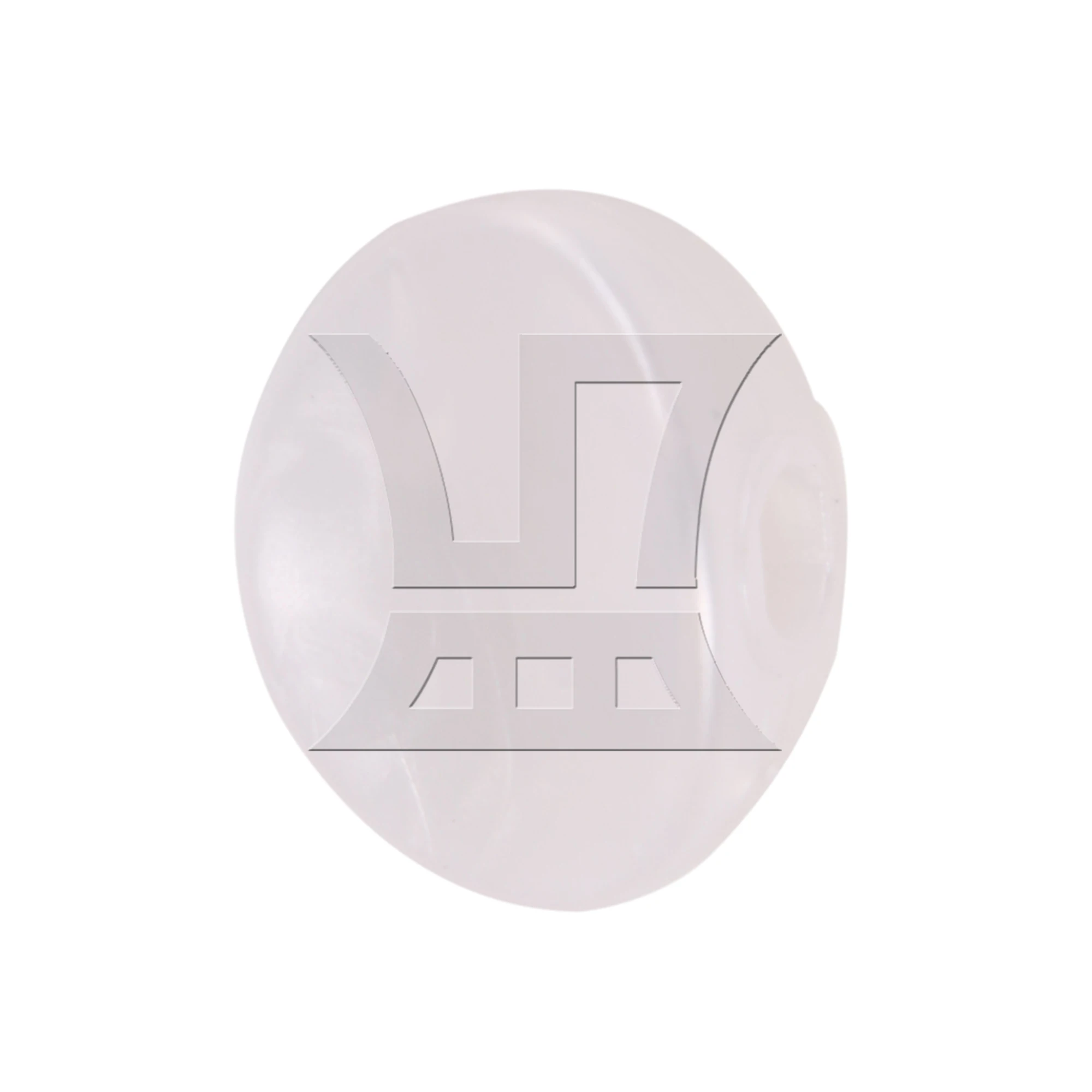 

Yibuy 1pc Round Tuning Handle Plastic White Winder