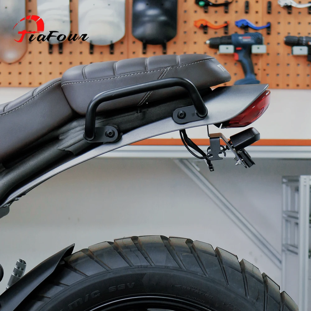 Rear Armrest luggage Rack For Scrambler 400X 2023-2025 Speed 400 Speed T4 2024-2025 Passenger Rear Seat Grab Bar Handles Seat