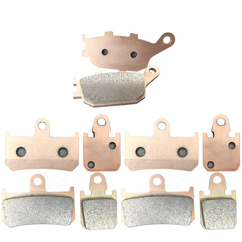 Motorcycle Semi-Organic Metal Front & Rear Brake Pads For YAMAHA YZFR1 YZF R1 2007 2008 2009 2010 2011 2012 2013 2014