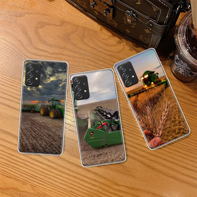 Farm Machinery Harvesters Phone Case For Galaxy S24 S23 FE A54 A34 A24 A14 A10 A20 A20E A30 A40 A70 A50S Samsung A71 A51 A41 A31