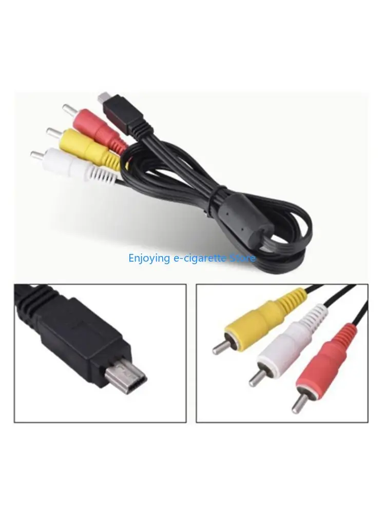 4ft USB to 3RCA Video Cable for Camera Television Connection Portable Design Y4QF