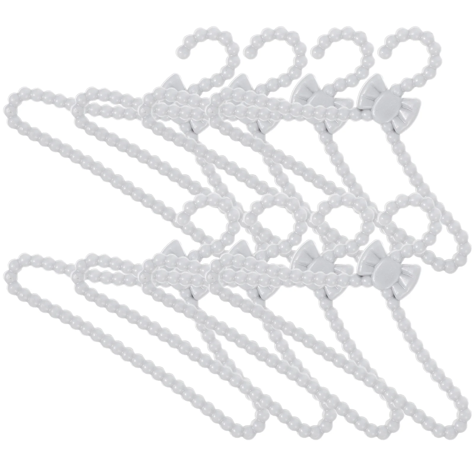 100 Pcs Mini Hanger Apparel Dolls Accessories Dress Coat Hangers Miniature Clothes House Decor Baby Small