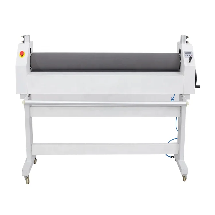 130mm Silicone Roller Sami-Automatic Film Lmianting Machine Foam Board PVC Laminate Machinery Cold Laminator Machine