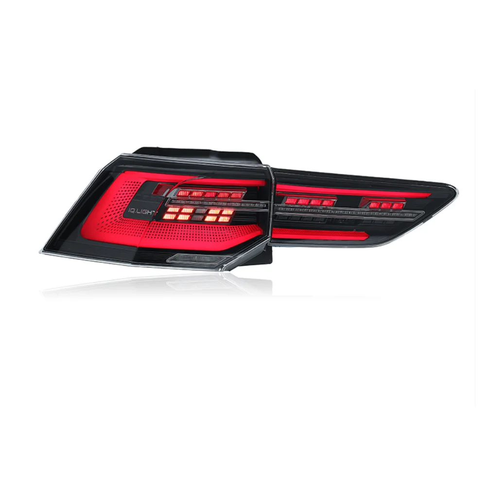 Suitable for the 21-24 model year Volkswagen Golf 8 rear light assembly modification - black and white high-end LED light