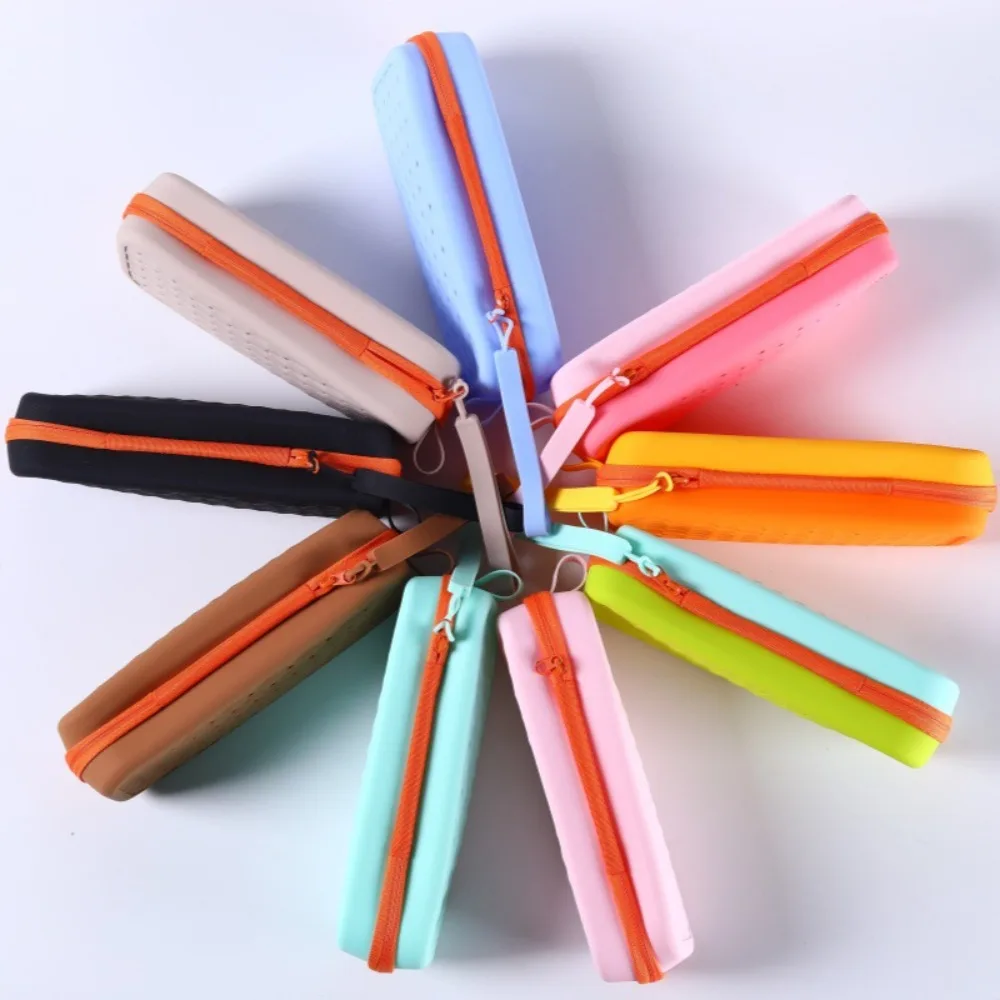 Portable Silicone Swim Goggle Case Waterproof Soft Swimming Goggles Protection Box Breathable with Drain Hole