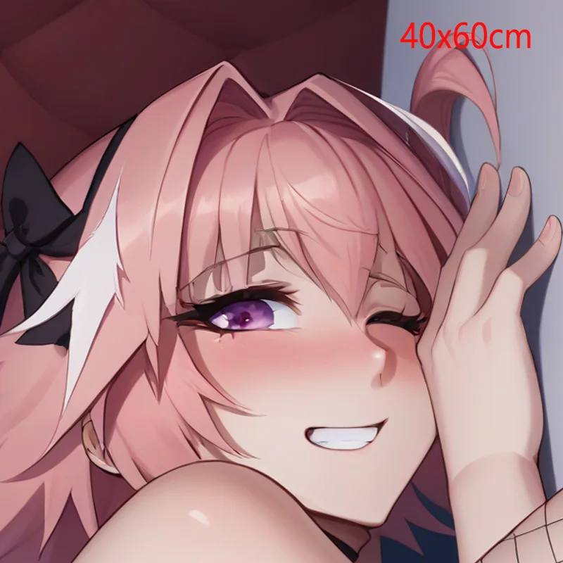 Dakimakura Astolfo Anime 2WAY 40X60cm Body Pillow Cover Sofa Cushion Double-side Print Throw Pillow Case