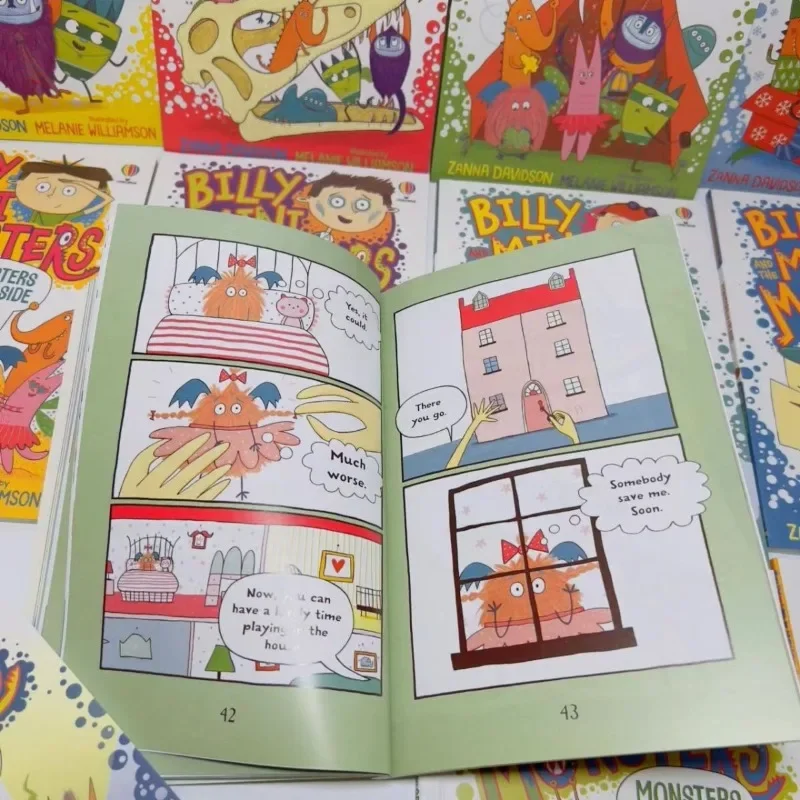 14 Books/set Billy And The Mini Monsters Collection Set by Zanna Davidson Adventure Humour For Children & Young Adults Book
