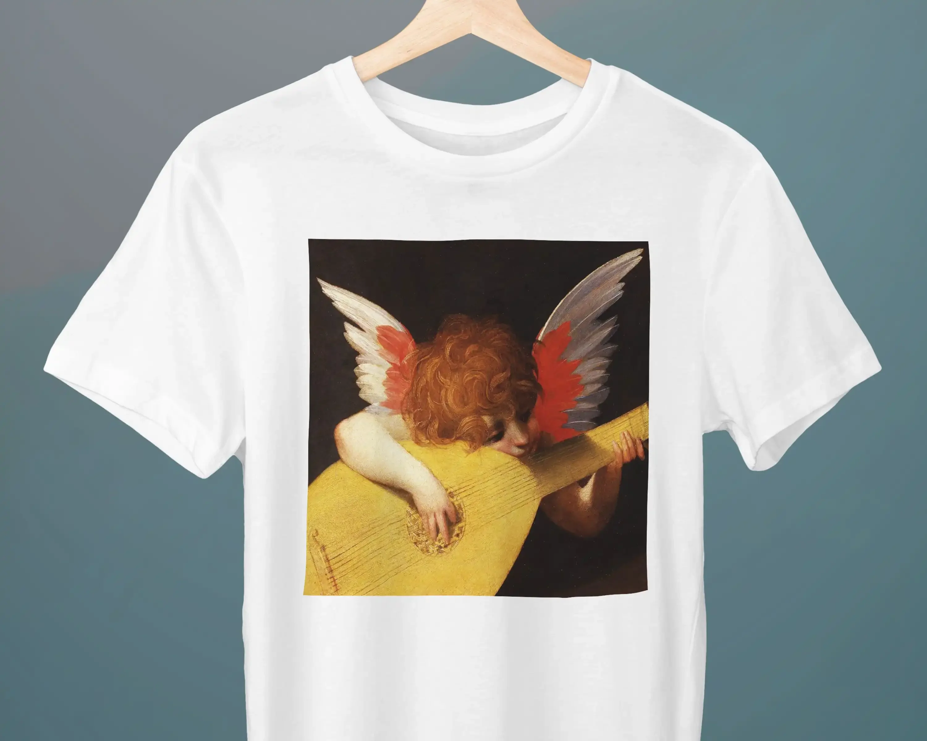 Musical Angel Rosso Fiorentino Painting Unisex T-shirt Art