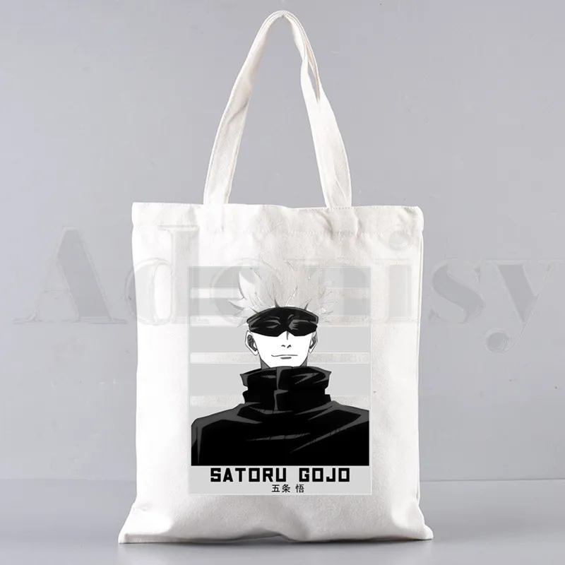 Jujutsu Kaisen Yuji Itadori Ryomen Sukuna Harajuku Handbags Shoulder Bags Casual Shopping Girls Handbag Women Elegant Canvas Bag