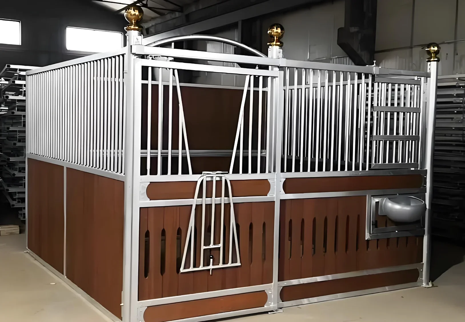 2.2m high 3m, 3.5m, 4m or even customised European architecture Subtle design and aesthetics horse box stable