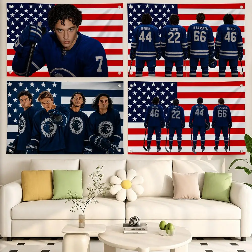 Actor Garrett Graham Flags Flags, Room, Dormitory, Camping, Party, Home Decor Gifts