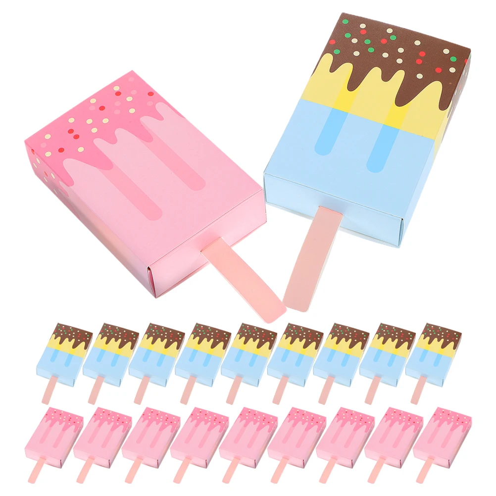 

24 Pcs C y Boxes Paper Gift Chocolate White Cardboard Treat Party Favor Supplies Storage Drawer Style Compact Lightweight