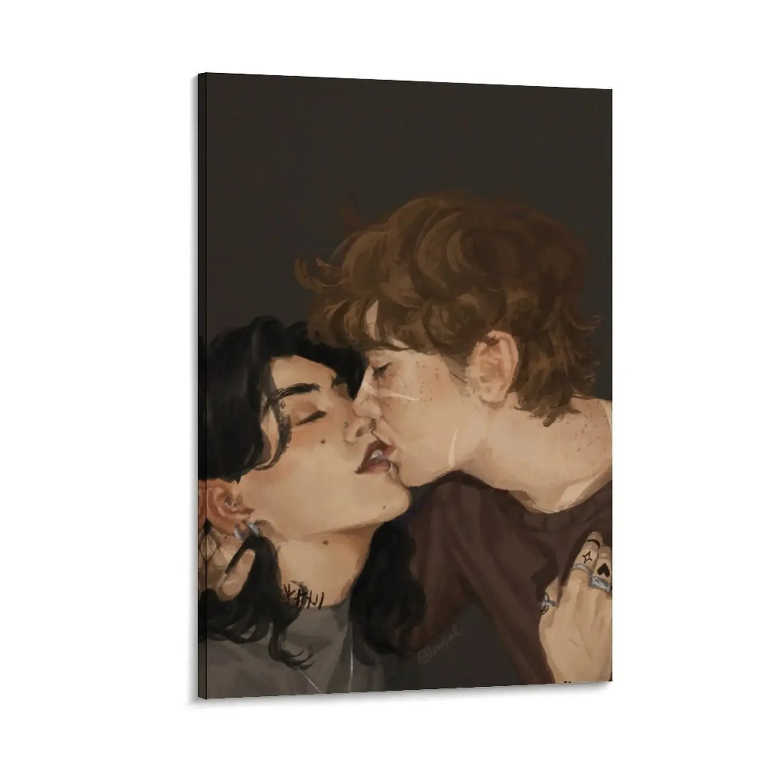 

At last Canvas Painting Paintings on the wall wall art anime figure